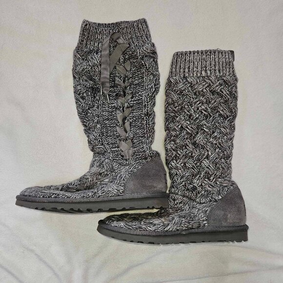 UGG W MAHALYA Boots, Grey tones, Size 6 - Picture 1 of 7